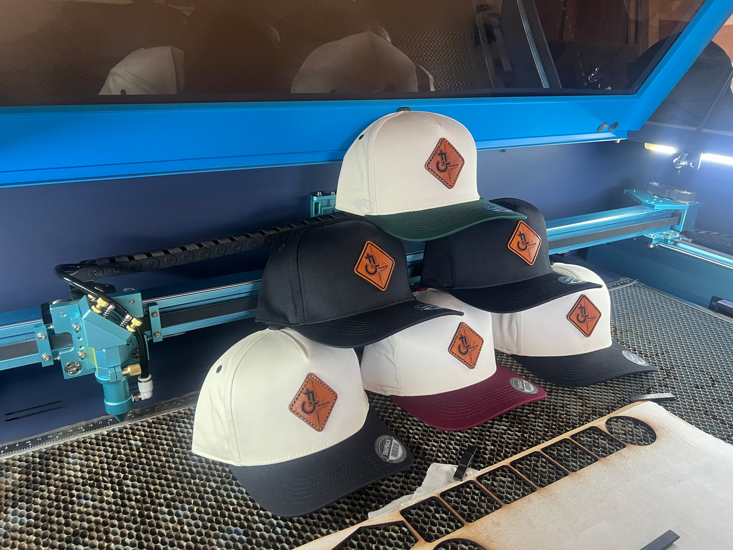 *CUSTOM* LEATHER PATCH HAT