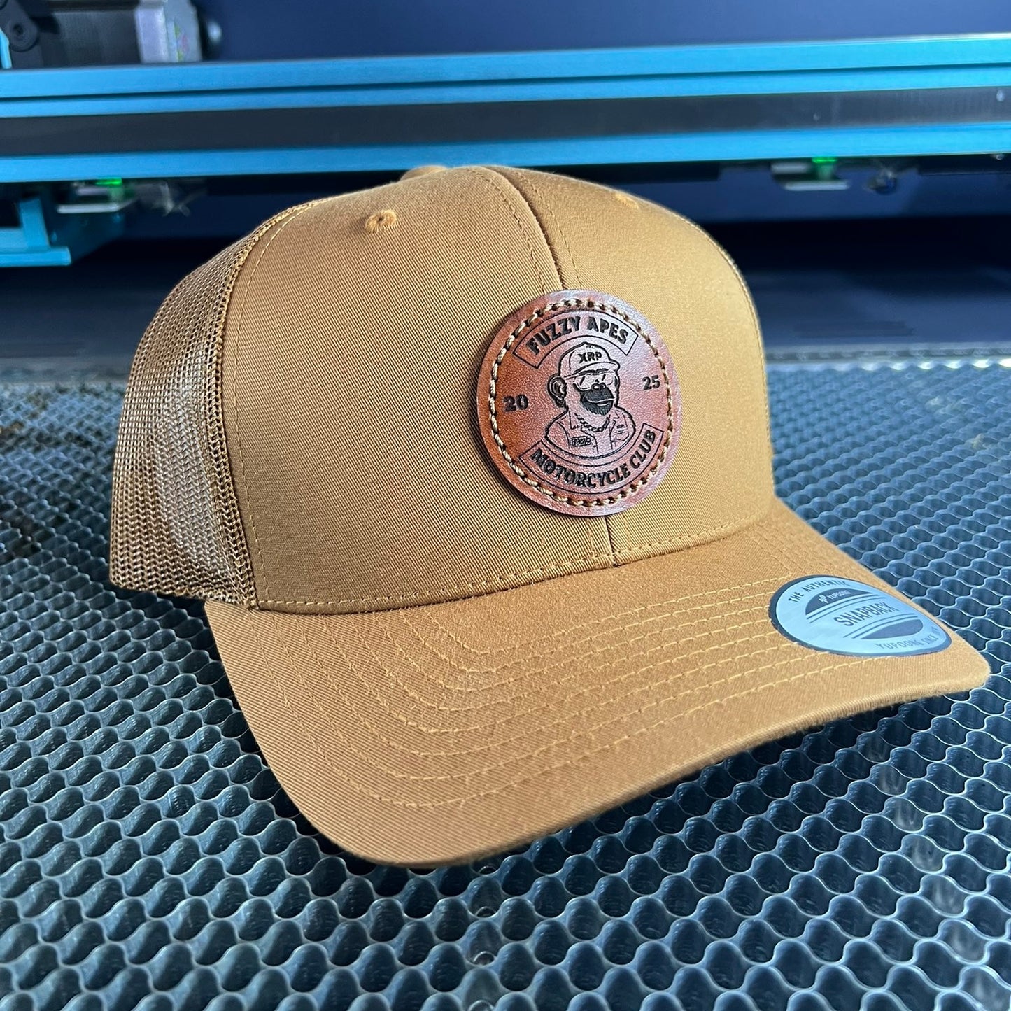 *CUSTOM* LEATHER PATCH HAT