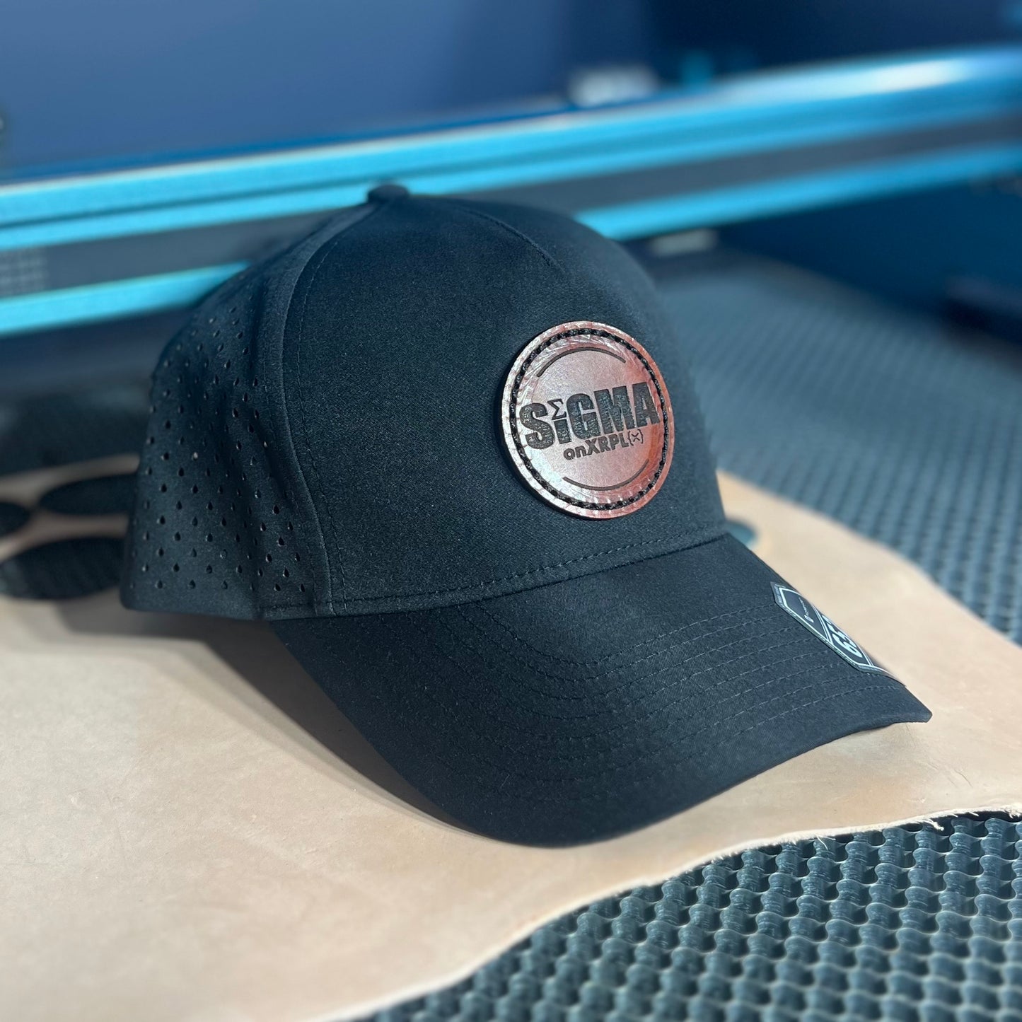 *CUSTOM* LEATHER PATCH HAT