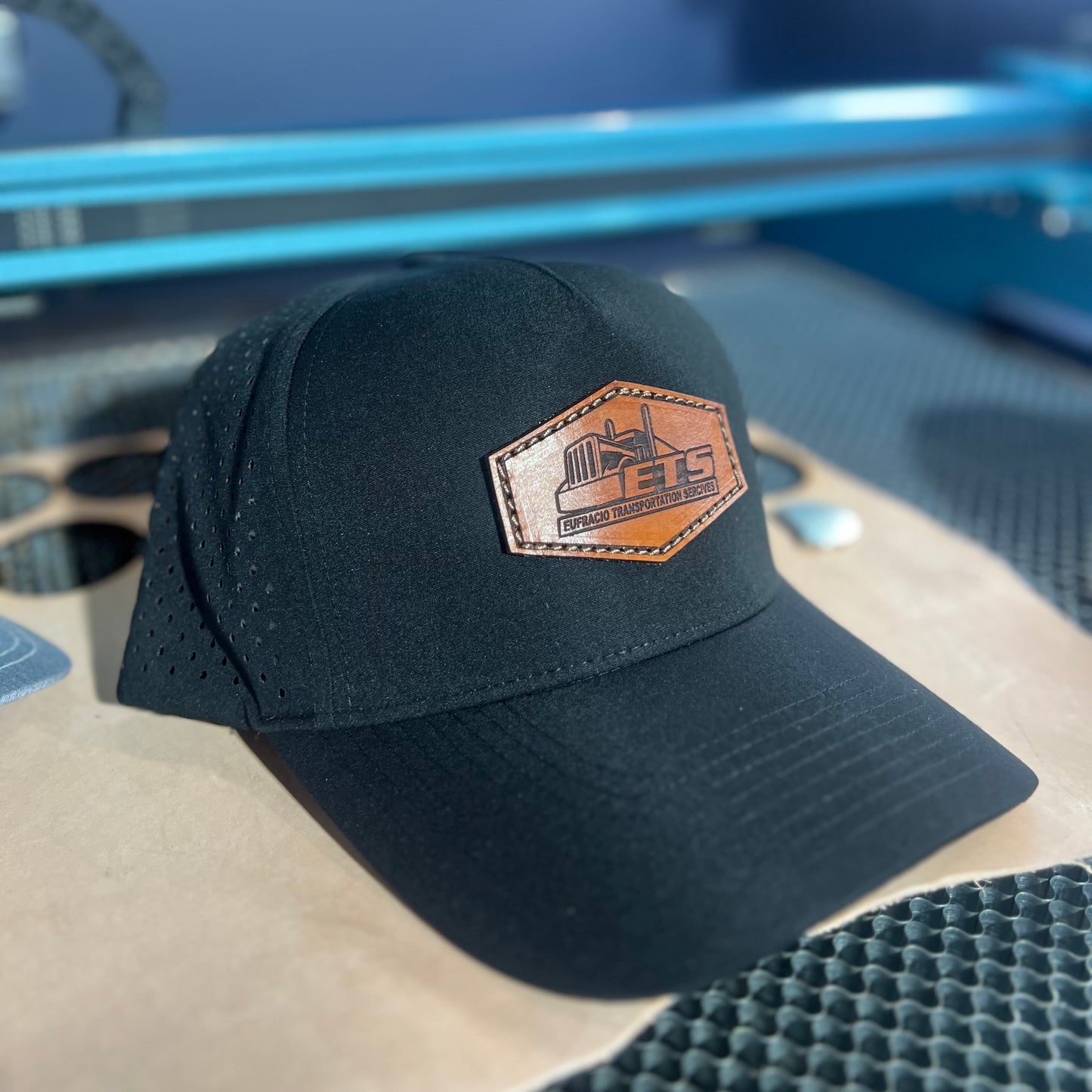 *CUSTOM* LEATHER PATCH HAT