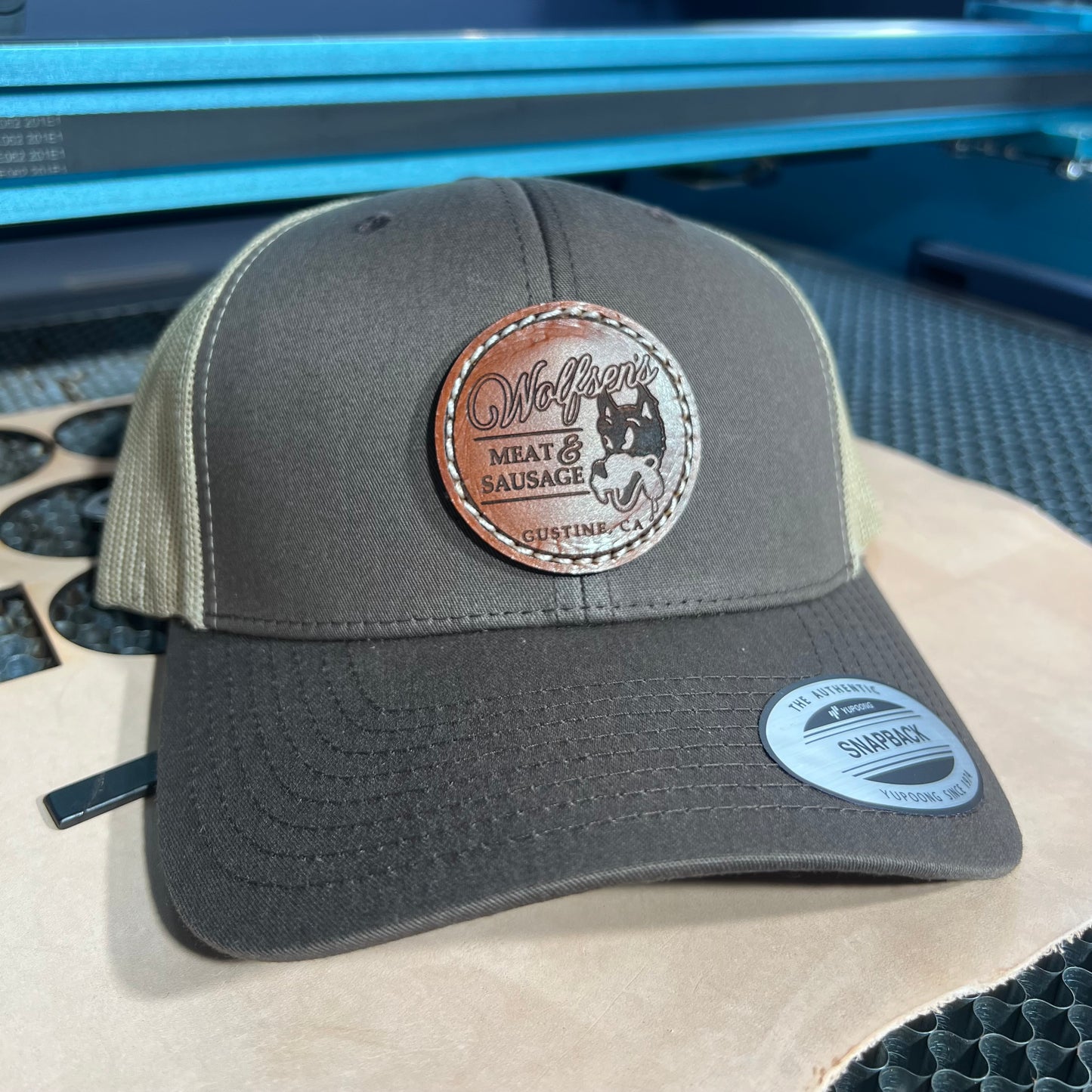 *CUSTOM* LEATHER PATCH HAT