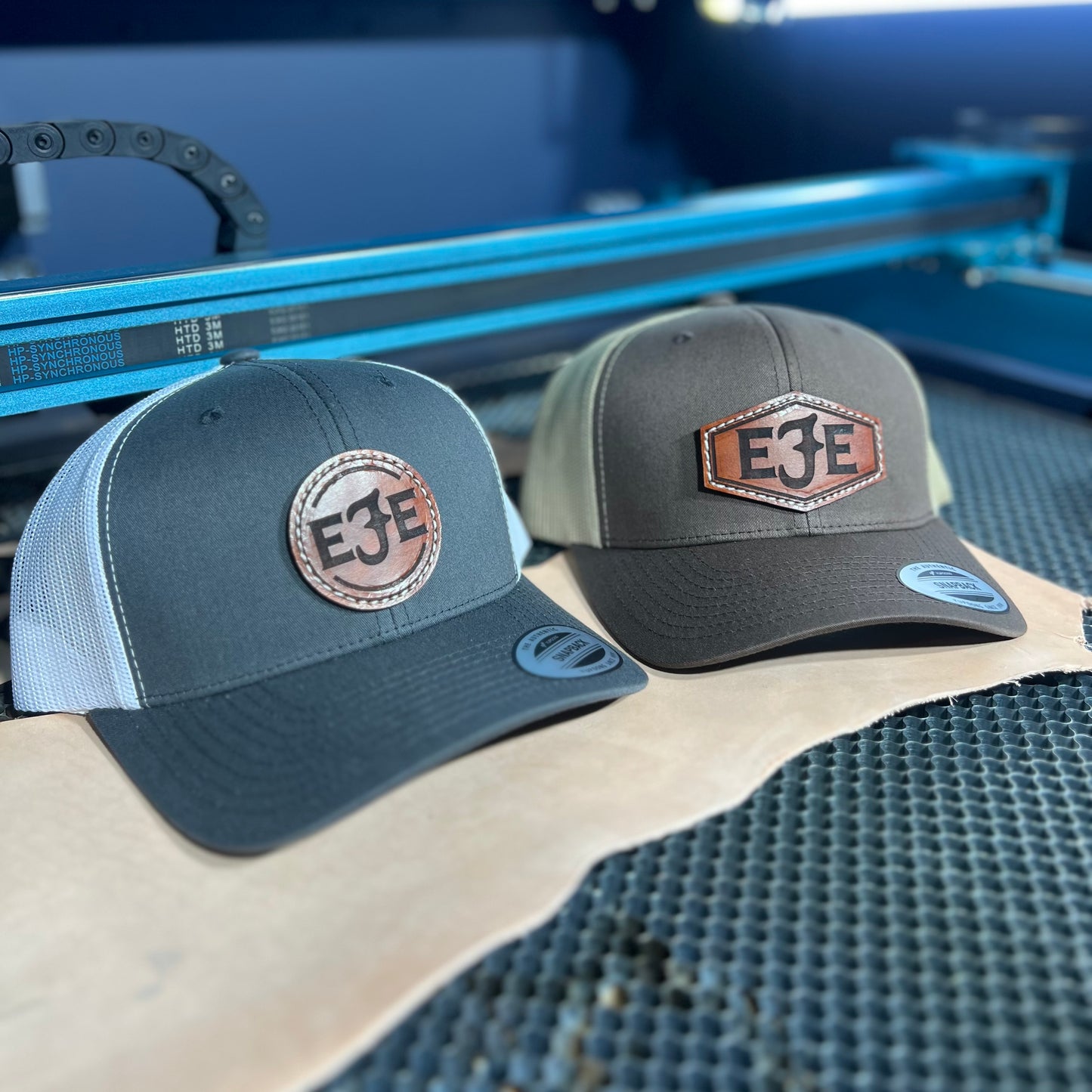 *CUSTOM* LEATHER PATCH HAT